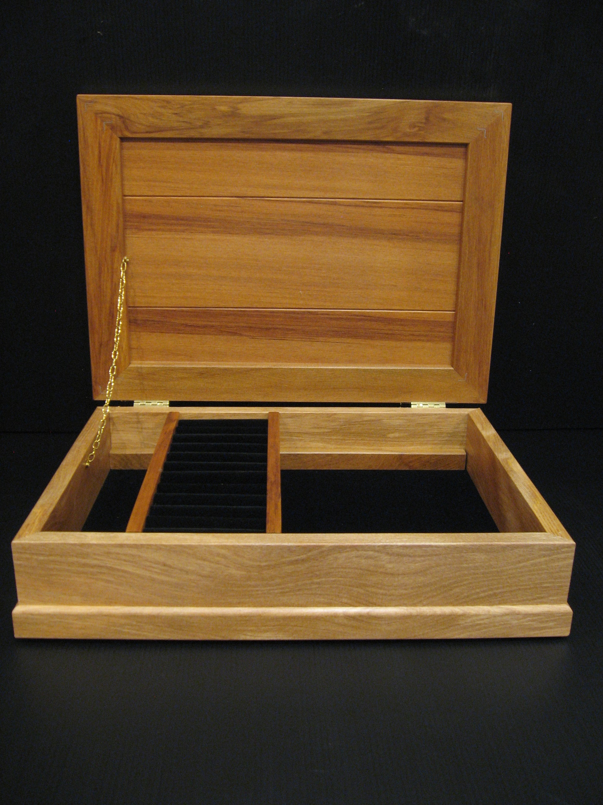 Jewellery Box Wooden Rimu Wood by Heritage Woodware Ocean Shell Studios Silver Fern Gallery