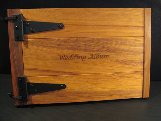 Wooden Wedding Album Book by Heritage Woodware Silver Fern Gallery