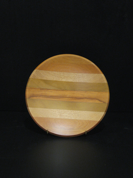 Plate from NZ Laminated Native Timbers by Timber Arts Silver Fern Gallery